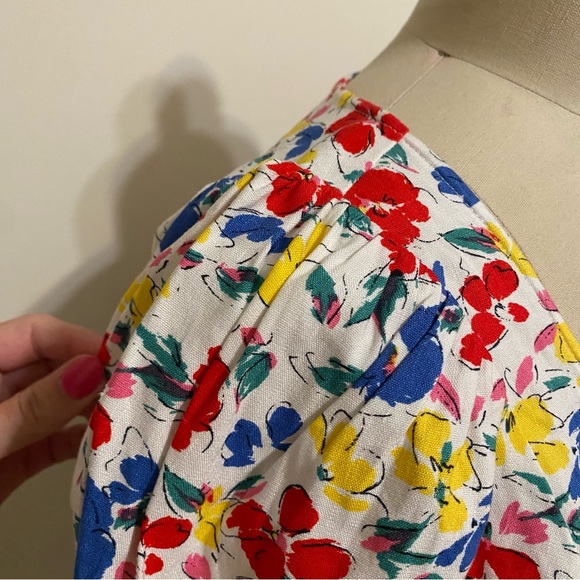 NWT! RIXO for Target floral short puff sleeve button up dress, size 2 - Picture 12 of 13